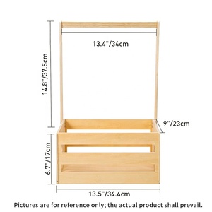 Caisse en bois pour baby shower, placard, nouveau-né, cadeau de bienvenue pour les nouveaux <span class=keywords><strong>parents</strong></span>, panier, boîte de rangement pour bébé, caisse en bois, boîte cadeau, caisse en bois - Product Image 3
