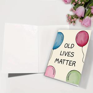 การ์ด Myway 2026 New Lives Matter การ์ดเกษียณสำหรับผู้หญิงและผู้ชาย การ์ดอวยพร<span class=keywords><strong>วัน</strong></span>เกิดตลกๆ เหมาะสำหรับครอบครัว - Product Image 5
