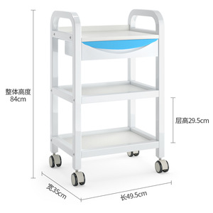 Barbería Uso profesional Carro de salón funcional Producto puntual Carro de salón de belleza Carro de herramientas de belleza - Product Image 4