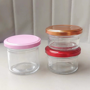 Empty Glass Food Storage Jars Containers With Airtight Tinplate Lid Kitchen Food Containers ForJam Spice Bird's <strong>Nest</strong> - Product Image 2