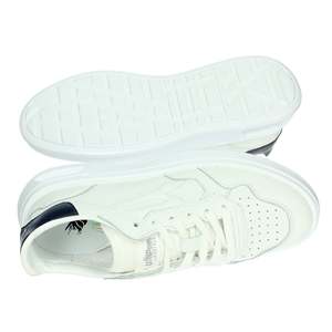 Zapatillas Deportivas para Hombre U Power UB20019 Blancas y Azules de Lona, Zapatos Modernos - Product Image 6