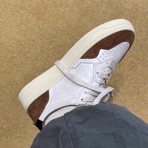 Dames & Heren 2026 Nieuwe Modetrend Herfst Zwart Wit Panda Dikzolige Veterschoenen Casual Instappers Echt Leder Lente - Product Image 4