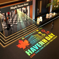 Projecteur Gobo personnalisé 110W avec logo personnalisé, étanche IP67, lumière publicitaire LED HD et lumineuse pour extérieur, pour vitrine commerciale