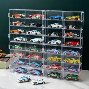 <span class=keywords><strong>Caja</strong></span> Exhibidora de Acrílico <span class=keywords><strong>para</strong></span> Autos a Escala 1:64 <span class=keywords><strong>para</strong></span> Modelos de Juguete <span class=keywords><strong>Hot</strong></span> <span class=keywords><strong>Wheels</strong></span>, Estante de 8 Compartimentos a Prueba de Polvo, Cajas de Almacenamiento Apilables y Transparentes <span class=keywords><strong>para</strong></span> Coches - Product Image 3