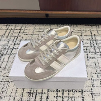 Baskets à lacets pour femme, collection automne 2026, haute qualité, à rayures, souples et légères, bout rond, CH26070839