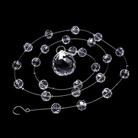 Nouvelles créations en métal, anneau suspendu pour centre de table de mariage, rideau de perles de cristal pour événements, accessoires de décoration de plafond