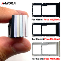 Support de carte SIM pour téléphone portable, plusieurs couleurs disponibles pour Xiaomi Poco M6 12X, avec aiguille SIM offerte