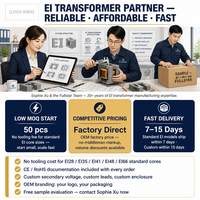 Transformateurs basse fréquence électroniques EI28 EI48 EI66 EI76 EI86 Transformateur de puissance avec homologation CE ROHS