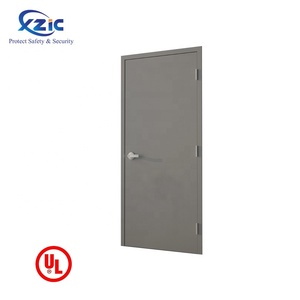 Núcleo hueco de metal de acero de una sola hoja de puerta exterior de edificio - Product Image 3