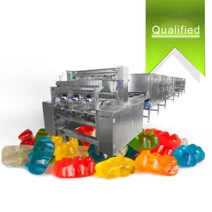 SINOFUDE Voll automatische Maschine zur Herstellung von Gummibärchen bonbons | Ernährung Gummis Deposit ing Production Line