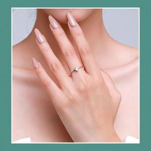 Juego de Joyas de Circonita en Forma de Corazón para Mujer, Plata de Ley 925, Regalo de Boda, Compromiso, Aniversario, Elegante - Product Image 2