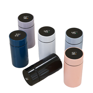 モダンミニ200mlスマートポータブルエコフレンドリーステンレス鋼温度表示真空水筒、新学期の子供たちに - Product Image 4