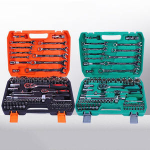 Juego de herramientas manuales de 82 piezas para mecánicos domésticos, juego de llaves de trinquete y vasos, kit de reparación para coches, motocicletas y bicicletas. - Product Image 5