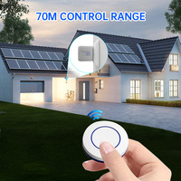 Prise intelligente WiFi 433 MHz, interrupteur adhésif sans câblage pour garage, hôtel et appareils électroménagers