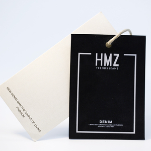 Tùy Chỉnh In Ấn Tên Thương Hiệu Logo Giấy <span class=keywords><strong>Hangtag</strong></span> Cho Quần Áo - Product Image 2