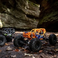 Axial RBX10 Ryft 1/10 4WD Brushless Rock Bouncer RTR 4S LiPo Buggy RC Tout-Terrain Haute Vitesse Orange AXI03005T2