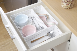 Offre Spéciale Tissé Panier De Rangement En Plastique Boîte de Rangement Organisateur De Bureau - Product Image 3