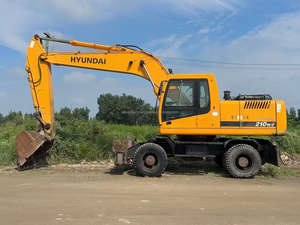 Excavadoras de ruedas usadas de alto rendimiento Hyundai 210w-7 Amplia gama de aplicaciones importadas de Corea del Sur - Product Image 4