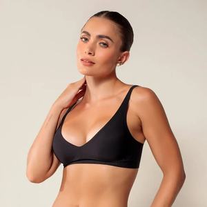Da donna Sexy in tinta unita Bralette Lingerie intimo senza cuciture reggiseno regolabile reggiseno Push imbottito tazza sottile senza fili - Product Image 3