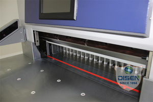 Máquina de Corte de Acero Fundido con Control PLC, Doble Hidráulica, 5710, 400 Hojas, 17 Pulgadas, A4/A3, Automática, de Alta Resistencia - Product Image 4