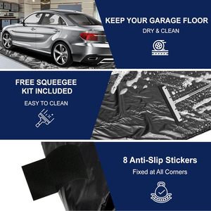 Tapis <span class=keywords><strong>de</strong></span> garage LIYUAN (7'9\" x 16') résistant et imperméable pour la neige, la glace, l'eau et la boue avec raclette - Product Image 5