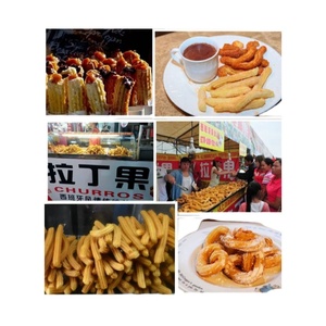 เครื่องทำชูโรส์ไฟฟ้าแบบสเปน พร้อมตัวเลือกแบบแมนนวล/อัตโนมัติ ถังทอดแก๊สแบบจุ่ม สำหรับร้านเบเกอรี่ ใช้กับวัตถุดิบน้ำนม - Product Image 6