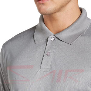Vente en gros 100% coton Polo de golf à manches courtes pour hommes Logo imprimé personnalisé Design - Product Image 4
