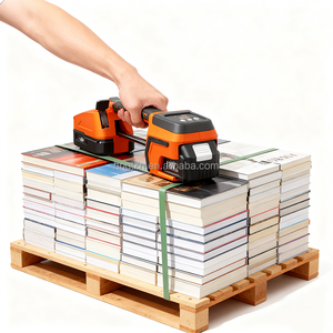 हैंडहेल्ड बैंडिंग मशीन 6000mah लिथियम बैटरी पोर्टेबल इलेक्ट्रिक बैलर टूल PP पालतू बेल्ट के लिए पूर्ण स्वचालित स्ट्रैपिंग मशीन - Product Image 4