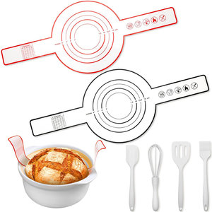 Tapis de cuisson en silicone à long manche pour le transfert de pâte à pain, écologique, épaisseur 0,4 mm/0,7 mm, idéal pour la cuisson du pain au four hollandais - Vente chaude - Product Image 1
