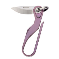 Couteau de défense personnel portable, en alliage de titane M390, multi-usages, durable, très vendu, pour camping, porte-clés, pendentif, EDC