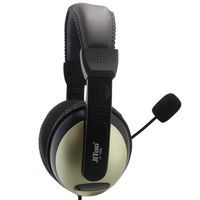 Casque filaire supra-auriculaire ANC JT1688 3,5 mm pour l'enseignement en ligne, la musique, le bureau, l'ordinateur, prise simple/double, Hi-Fi, vente en gros
