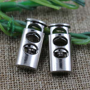 Manufacturer Custom Zinc Alloy Metal Adjustable Metal Spring Cord Lock <strong>Stopper</strong> for Clothing - Product Image 5