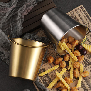 Seau à glace en acier inoxydable doré épais avec tête de tigre, pour champagne, vin réfrigéré, bière, vin rouge, bar, KTV, avec <span class=keywords><strong>deux</strong></span> poignées - Product Image 4