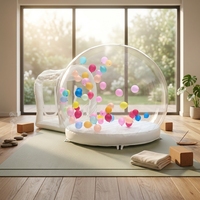 Dôme gonflable transparent en PVC personnalisé Golden Art avec tunnel, tente de fête pour enfants, événement en plein air, certifié CE, Chine