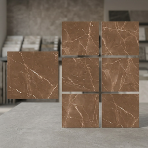 Azulejos de Porcelana Aeroni con Efecto Mármol Cobre Brillante, Acabado de Lujo Premium para Espacios Modernos - Product Image 1