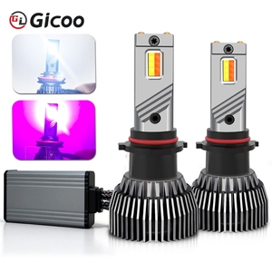120w Dual Color H7 White Purple Car Truck LED Headlight Bulbs High Power for <b>H4</b> H11 H1 9005 9006 5202 880 - Product Image 5