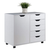Meuble de rangement à tiroirs, armoire basse de bureau avec roulettes, rangement de bureau pour usage domestique, mobilier de bureau