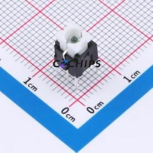 TSL06131-090B330BE-1C02 Tactile Switch Through hole-7P,6x6mm Switch Single Pole Single Throw Rectangle Button 1.8N 6mm - Product Image 1