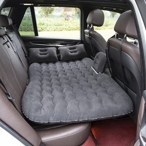 Bymaocar Car Air <b>Mattress</b> 137x80cm Dual-purpose For Vehicle And Outdoor Use Beige Gray Black Manual <b>Inflation</b> - Product Image 4