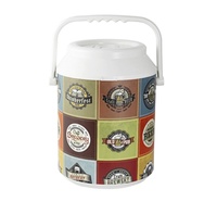 Glacière isotherme personnalisée 2 gallons avec poignée pour garder le vin et les boissons au frais – Idéale pour le camping, les pique-niques et les événements sportifs