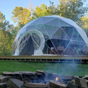 Tenda a Cupola Glamping da 6M in PVC e 8M di Diametro, Impermeabile, con Isolamento in Cotone e Struttura in Acciaio per Campeggio e Resort all'Aperto - Product Image 4