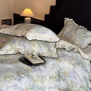 Juego de Ropa de Cama de Algodón Puro de Cuatro Piezas, Sábanas y <span class=keywords><strong>Funda</strong></span> Nórdica con Técnica de Tejido, Nueva Ropa de Cama para Uso en Hogar y Hotel, para Todas las Estaciones, Venta de Fábrica - Product Image 3