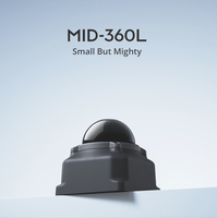 Sensor LiDAR 3D Mid-360L Terbaru, FOV 360 Derajat, Zona Buta 0.1m, Jangkauan 45m, 10%, 245g, Dilengkapi IMU, IP67 untuk Pemetaan AGV, AMR, Robot, dan Drone