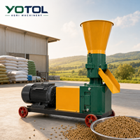 Máquina para Hacer Pellets de Alimento para Animales, Pequeña, para Granjas Familiares, Cerdos, Ganado, Ovejas, Pollos y Aves de Corral