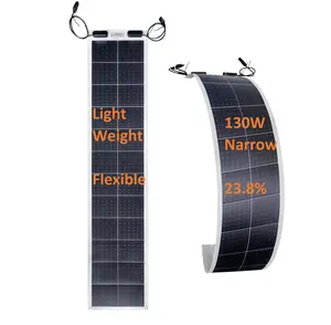 ETFE-panel solar flexible de superficie más fuerte, producto de 10w, 18w, 25w, 35w, 45w, 65w, módulo pv mini flexible con tensión personalizada