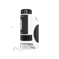 Juguete Educativo STEM para Niños TOPSKY, Microscopio de Bolsillo de Plástico con Lentes de Vidrio 50-250x, Portátil, Funciona con Pilas AAA