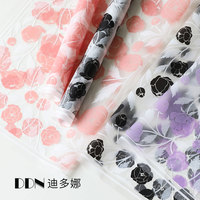 Papier d'emballage imperméable Yuminka 5S jetable, enduit de PE, film mat, résistant à la graisse, pour bouquets (vente en gros)