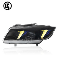 Nuevos Faros Delanteros LED ABS de 6000K y 12V para Serie 3 E90 2005-2012, Actualización con Señal de Giro DRL