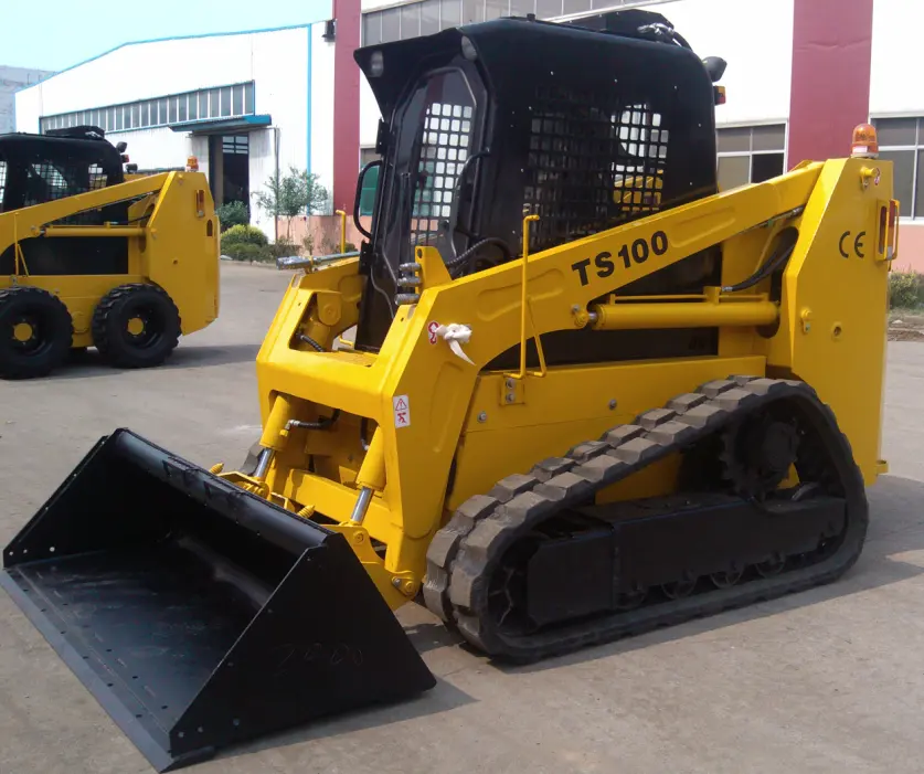 Oriemac crawler payloader with auger TS100 tractor loader backhoe
