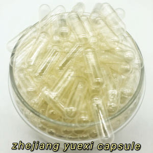 Yuexi Halal-Zertifizierte Klare Transparente HPMC Gelatine Leerkapseln Größe 0 - Product Image 5